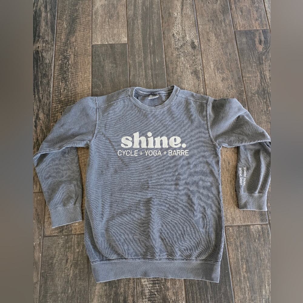 #525 Comfort Colors Gray Shine Sweatshirt